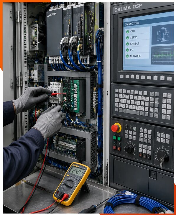 Ремонт систем ЧПУ Okuma OSP в Армавире
